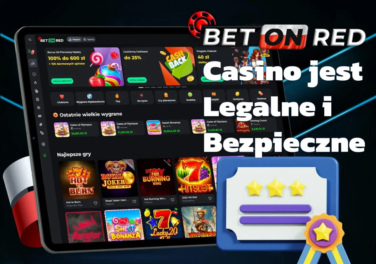Czy BetOnRed jest Legalne i Bezpieczne w Polsce