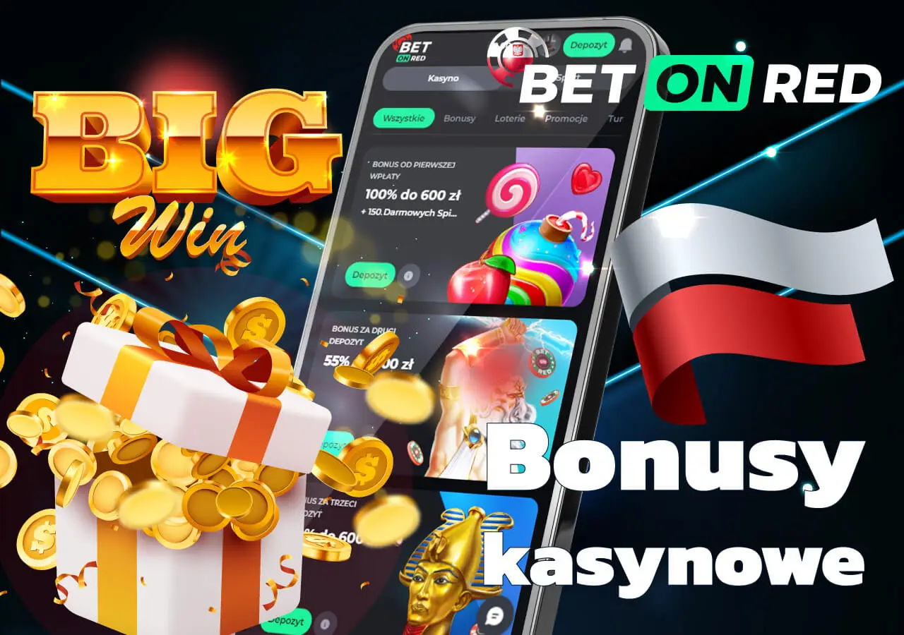 Sprawdź fajne bonusy w kasynie BetOnRed