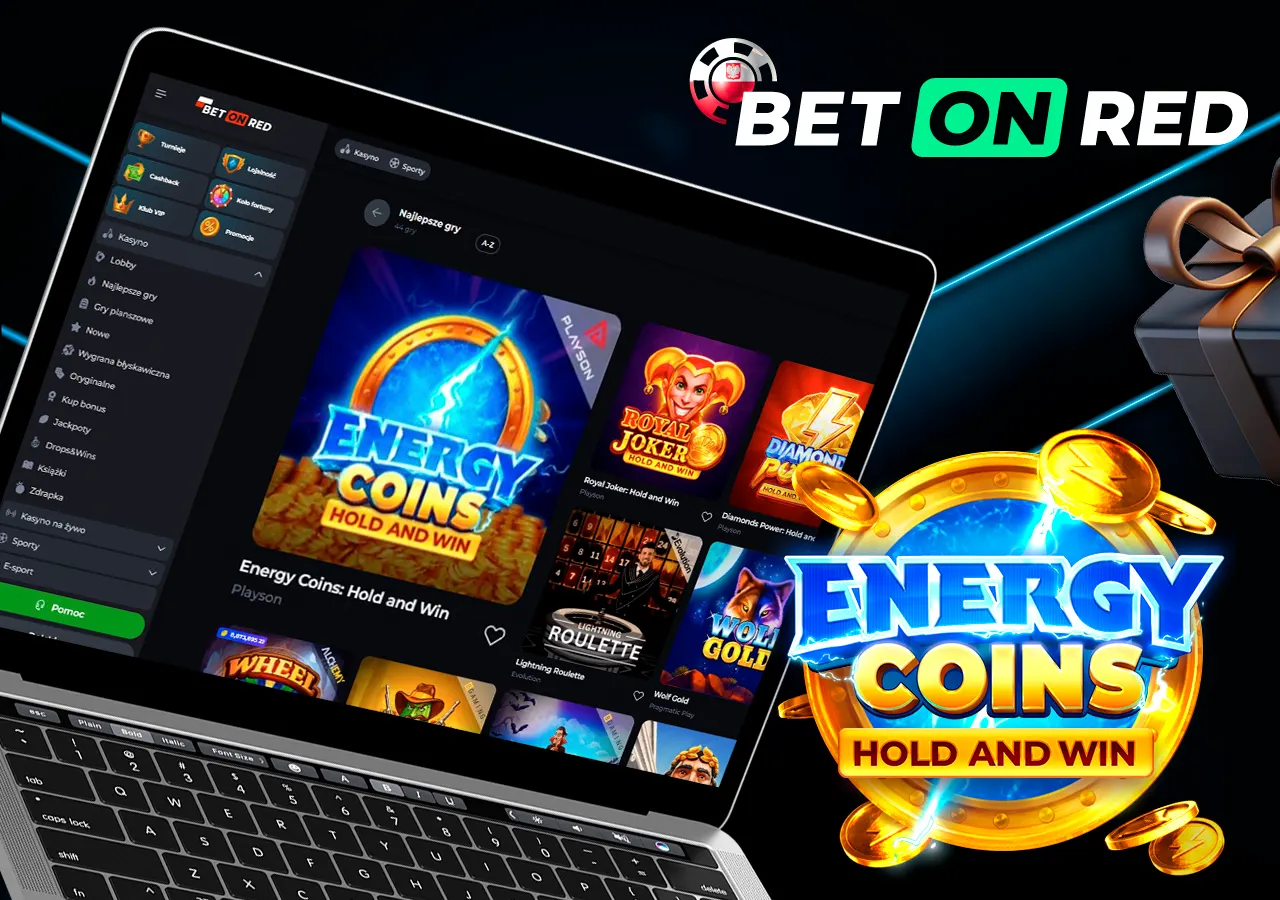 Zagraj w najlepszą grę Energy Coins w BetOnRed